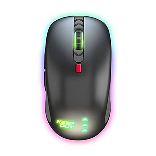 KEEP OUT keepout x4pro USB Optische 2500DPI und Rechtshänder, schwarz, grau, rot – Maus (USB, Spielen, Tasten pressoirs, Rad, optisch, 2500 DPI) von KEEP OUT
