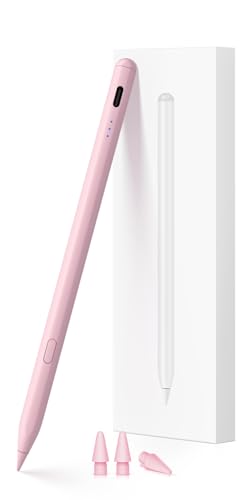Stift für iPad 2018-2024, Schnellladefunktion, Palm-Ablehnung, Pencil für Apple iPad 10/9/8/7/6, iPad Mini 7/6/5, iPad Air 5/4/3/M2, iPad Pro 12.9''/11''/13''M4-rosa Stift für iPad 2018-2024, Schnellladefunktion, Palm-Ablehnung, Pencil für Apple iPad 10/9/8/7/6, iPad Mini 7/6/5, iPad Air 5/4/3/M2, iPad Pro 12.9''/11''/13''M4-rosa von KEEPRO