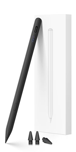 Stift für iPad 2018-2024, Schnellladefunktion, Palm-Ablehnung, Pencil für Apple iPad 10/9/8/7/6, iPad Mini 7/6/5, iPad Air 5/4/3/M2, iPad Pro 12.9''/11''/13''M4-schwarz Stift für iPad 2018-2024, Schnellladefunktion, Palm-Ablehnung, Pencil für Apple iPad 10/9/8/7/6, iPad Mini 7/6/5, iPad Air 5/4/3/M2, iPad Pro 12.9''/11''/13''M4-schwarz von KEEPRO