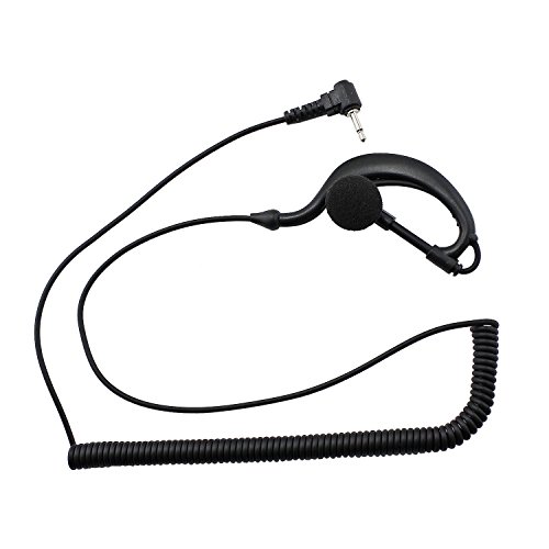 KEESIN Universal-2.5mm Listen Only-Headset-Kopfhörer-Hörmuschel kompatibel für Baofeng Kenwood Puxing Two-Way-Radio (1 PCS) von KEESIN