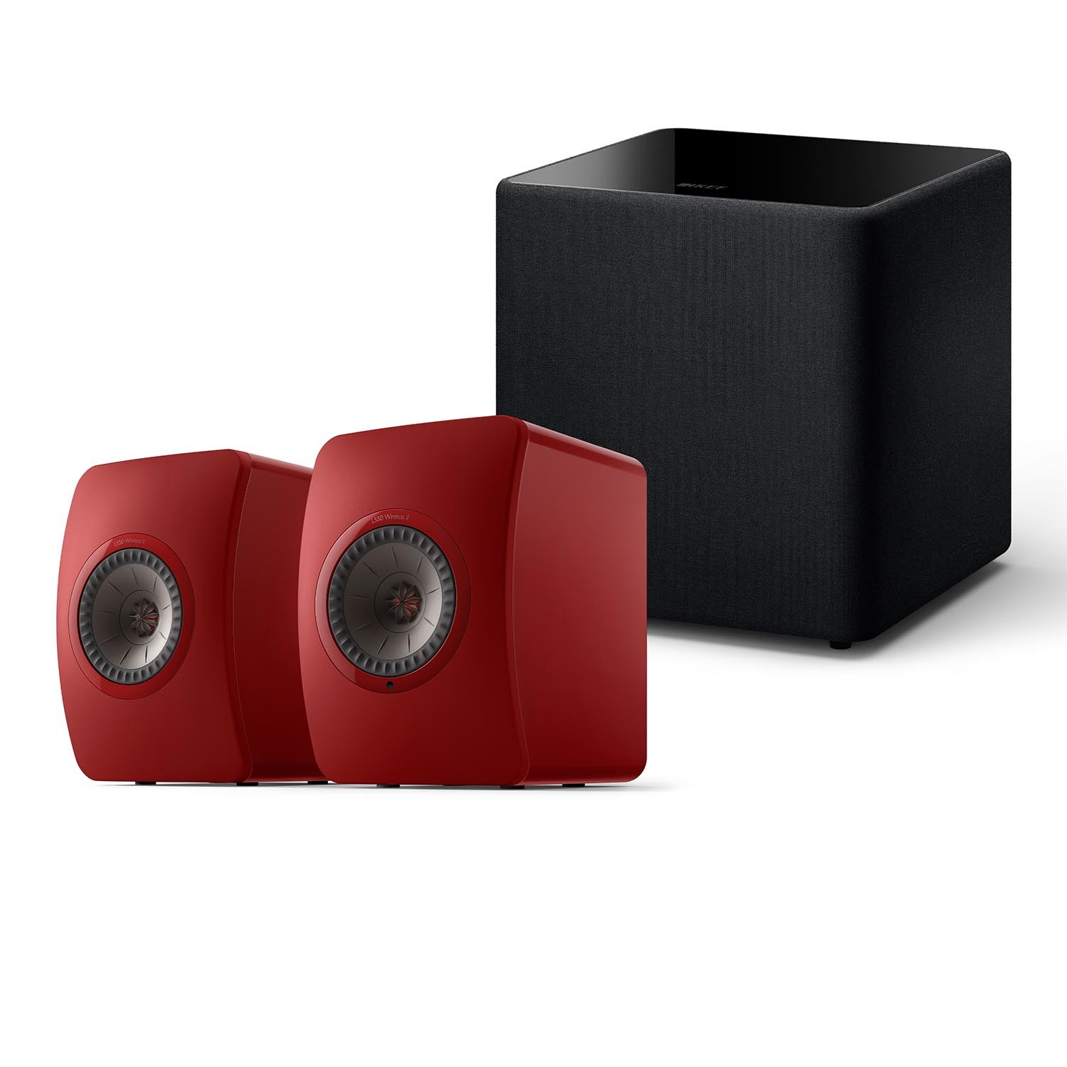 KEF LS50 W2 + KUBE 10 MIE Stereo-Anlage für TV von KEF