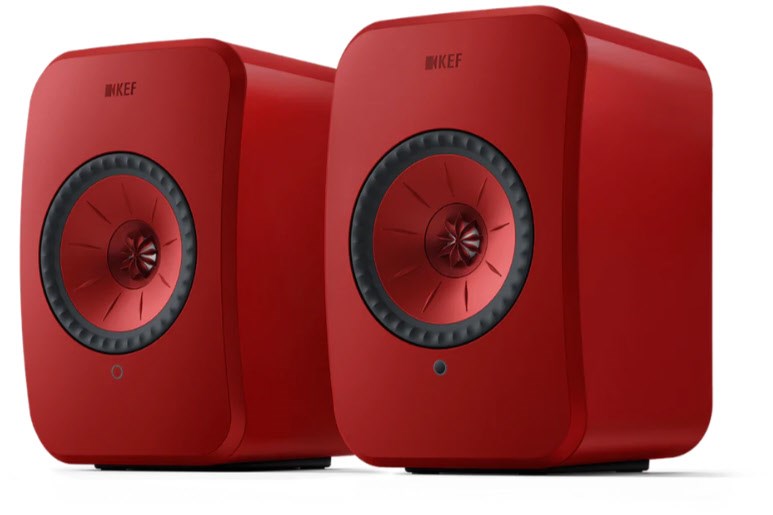 LSX II /Paar Regallautsprecher lava red von KEF