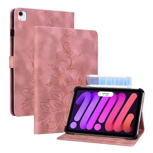 KEFBWAO Schutzhülle für iPad Air 11 Zoll M3 (2025) / M2 (2024), iPad Air 7. / 6. Generation, automatische Wake/Sleep-Funktion, unterstützt Pencil Pro und Pencil (USB-C), Rosa von KEFBWAO