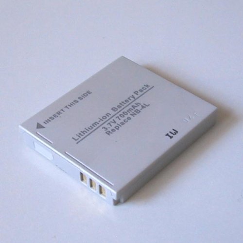 Akku zu Canon NB-4L fuer Digicam LiIon 3,7V / 650mAh (KEIN ORIGINALAKKU - HOCHWERTIGE ALTERNATIVE) passend zu CANON DIGITAL IXUS 30 - CANON DIGITAL IXUS 40 - CANON DIGITAL IXUS 50 - CANON DIGITAL IXUS 55 - CANON DIGITAL IXUS 60 - CANON POWERSHOT SD200 - CANON POWERSHOT SD300 - CANON POWERSHOT SD400 von KEIN ORIGINALAKKU - HOCHWERTIGE ALTERNATIVE
