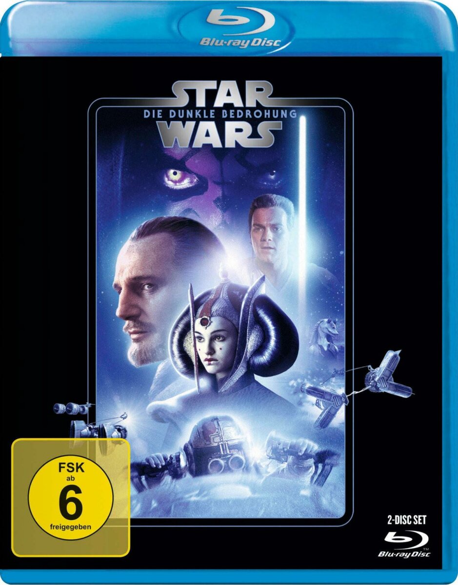 Blu-ray Star Wars Episode 1 - Dunkle Bedrohung (+ Bonus-Blu-ray) von KEINE MARKE