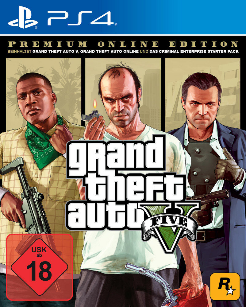 Rockstar Games Grand Theft Auto V: Premium Edition Englisch PlayStation 4 Rockstar Games Grand Theft Auto V: Premium Edition Englisch PlayStation 4 von KEINE MARKE