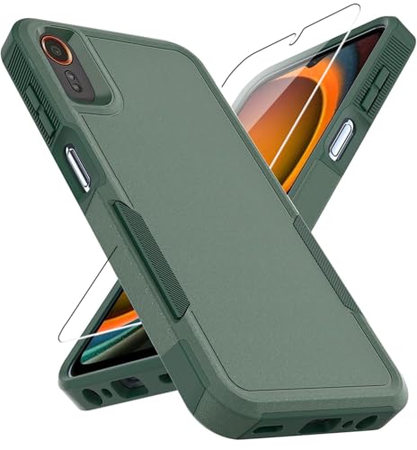 KEKBOXQ Handyhülle für Samsung Galaxy XCOVER 7 5G Hülle mit 1 Stück Panzer Schutz Glas,Militärischer Stoßfest Handyhülle, robust Silikon Kratzfest Schutzhülle Anti-Fingerabdruck Case, Grün KEKBOXQ Handyhülle für Samsung Galaxy XCOVER 7 5G Hülle mit 1 Stück Panzer Schutz Glas,Militärischer Stoßfest Handyhülle, robust Silikon Kratzfest Schutzhülle Anti-Fingerabdruck Case, Grün von KEKBOXQ