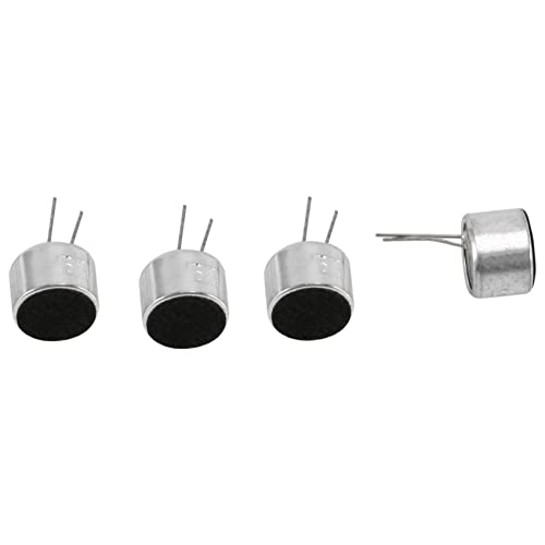 KELING 10er 2 Pin Mini Capsule MIC Elektret-Kondensator-Mikrofon-Silber-Ton Schwarz KELING 10er 2 Pin Mini Capsule MIC Elektret-Kondensator-Mikrofon-Silber-Ton Schwarz von KELING