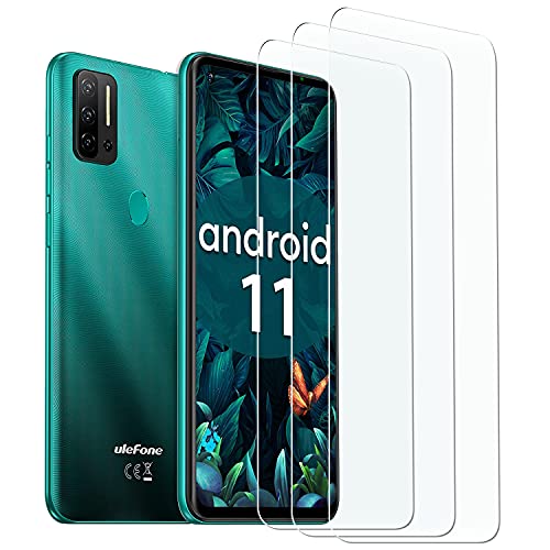 [3 Stück] KELOLIN Kompatibel mit Ulefone Note 11P Panzer Schutz Glas Bildschirm Schutzfolie, 9H Härte, Anti-Kratzen, Anti-Bläschen, HD-Klar Bildschirm Schutzfolie für Ulefone Note 11P von KELOLIN