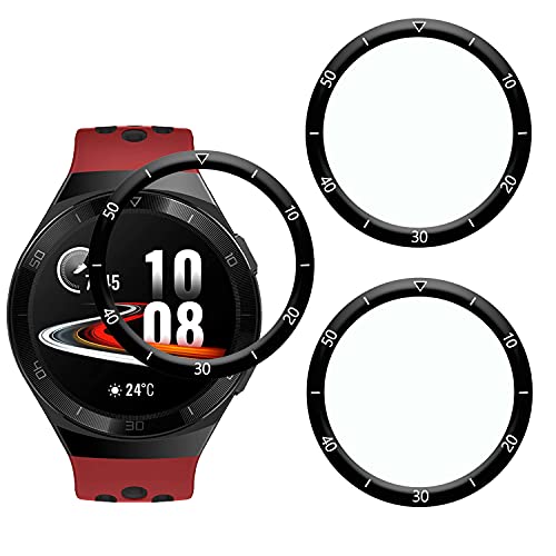 [3 Stück] KELOLIN Schutzfolie kompatibel mit Huawei Watch GT 2e, 3D Gebogene Kanten, Kratzfest, HD Ultra Bruchsicherer Flexibler Displayschutzfolie für Huawei Watch GT 2e von KELOLIN