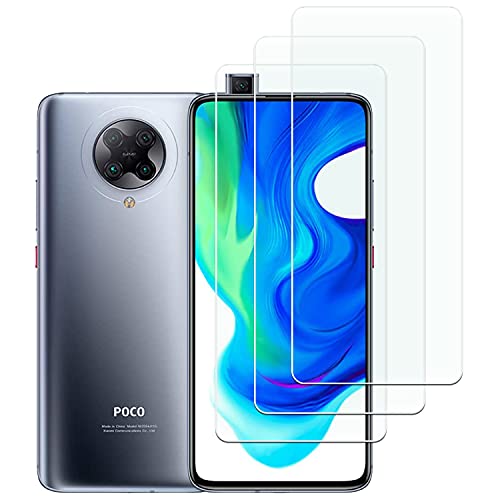 [3 Stück] KELOLIN für Xiaomi Poco F2 Pro 5G Panzer Schutz Glas Schutzfolie, 9H Härte, Anti-Kratzen, Anti-Bläschen, HD-Klar Bildschirm Schutzfolie Kompatibel mit Xiaomi Poco F2 Pro 5G von KELOLIN