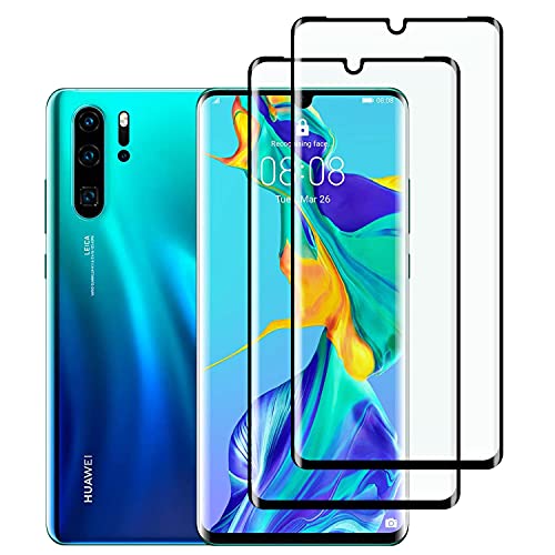 KELOLIN [2 Stück] Kompatibel mit HUAWEI P30 Pro Panzer Schutz Glas Bildschirm Schutzfolie, 3D Vollständige Abdeckung, [9H Härte] [HD Anti-Scratch] [No-Bubble] Displayschutzfolie für HUAWEI P30 Pro von KELOLIN