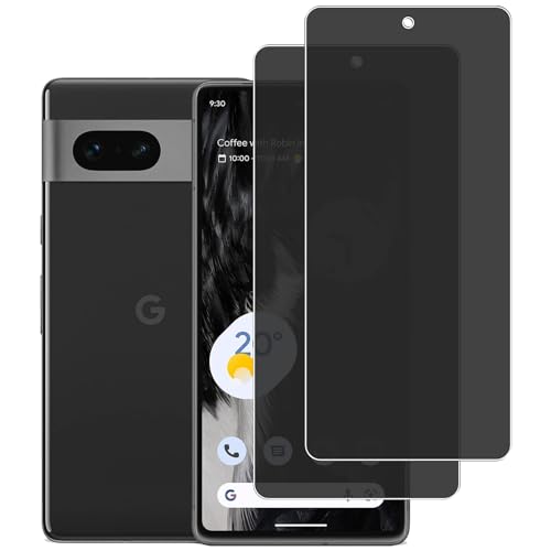 KELOLIN [2 Stück für Google Pixel 7 Privatbildschirm für Panzerglas, 9H Härte, Anti-Spy, Anti-Kratzen, Sichtschutz Schutzfolie Kompatibel mit Google Pixel 7 von KELOLIN