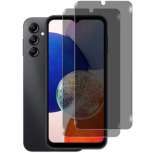 KELOLIN [2 Stück für Samsung Galaxy A14 Privatbildschirm für Panzerglas, 9H Härte, Anti-Spy, Anti-Kratzen, Sichtschutz Schutzfolie Kompatibel mit Samsung Galaxy A14 KELOLIN [2 Stück für Samsung Galaxy A14 Privatbildschirm für Panzerglas, 9H Härte, Anti-Spy, Anti-Kratzen, Sichtschutz Schutzfolie Kompatibel mit Samsung Galaxy A14 von KELOLIN