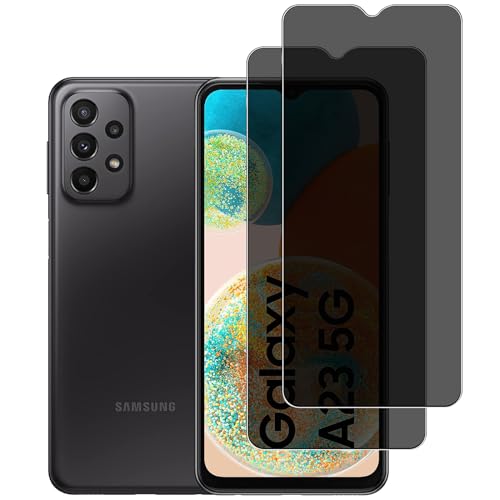 KELOLIN [2 Stück für Samsung Galaxy A23 4G/5G Privatbildschirm für Panzerglas, 9H Härte, Anti-Spy, Anti-Kratzen, Sichtschutz Schutzfolie Kompatibel mit Samsung Galaxy A23 4G/5G KELOLIN [2 Stück für Samsung Galaxy A23 4G/5G Privatbildschirm für Panzerglas, 9H Härte, Anti-Spy, Anti-Kratzen, Sichtschutz Schutzfolie Kompatibel mit Samsung Galaxy A23 4G/5G von KELOLIN