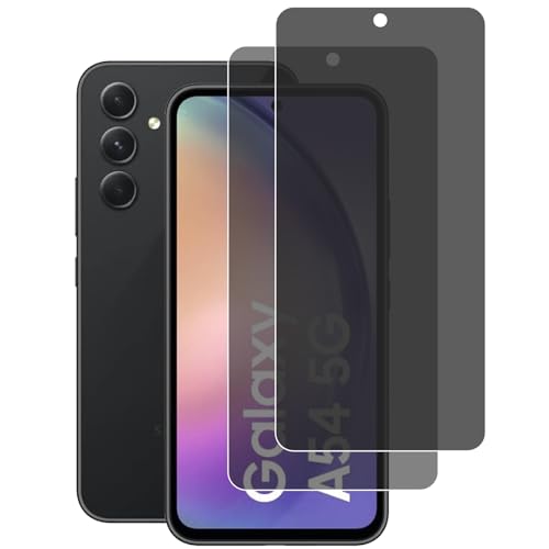 KELOLIN [2 Stück für Samsung Galaxy A54 5G Privatbildschirm für Panzerglas, 9H Härte, Anti-Spy, Anti-Kratzen, Sichtschutz Schutzfolie Kompatibel mit Samsung Galaxy A54 5G KELOLIN [2 Stück für Samsung Galaxy A54 5G Privatbildschirm für Panzerglas, 9H Härte, Anti-Spy, Anti-Kratzen, Sichtschutz Schutzfolie Kompatibel mit Samsung Galaxy A54 5G von KELOLIN