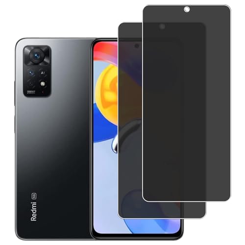 KELOLIN [2 Stück für Xiaomi Redmi Note 11 Pro Privatbildschirm für Panzerglas, 9H Härte, Anti-Spy, Anti-Kratzen, Sichtschutz Schutzfolie Kompatibel mit Xiaomi Redmi Note 11 Pro KELOLIN [2 Stück für Xiaomi Redmi Note 11 Pro Privatbildschirm für Panzerglas, 9H Härte, Anti-Spy, Anti-Kratzen, Sichtschutz Schutzfolie Kompatibel mit Xiaomi Redmi Note 11 Pro von KELOLIN