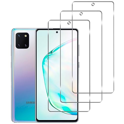 KELOLIN [3 Stück] für Samsung Galaxy Note 10 Lite für Panzer Schutz Glas Schutzfolie, 9H Härte, Anti-Kratzen, Anti-Bläschen, HD-Klar Bildschirm Schutzfolie für Samsung Galaxy Note 10 Lite von KELOLIN