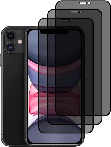 KELOLIN [3 Stück für iPhone 11/XR Privatbildschirm für Panzerglas, 9H Härte, Anti-Spy, Anti-Kratzen, Sichtschutz Schutzfolie Kompatibel mit iPhone 11/XR KELOLIN [3 Stück für iPhone 11/XR Privatbildschirm für Panzerglas, 9H Härte, Anti-Spy, Anti-Kratzen, Sichtschutz Schutzfolie Kompatibel mit iPhone 11/XR von KELOLIN