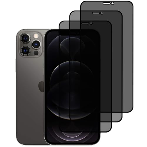 KELOLIN [3 Stück für iPhone 12/12 Pro Privatbildschirm für Panzerglas, 9H Härte, Anti-Spy, Anti-Kratzen, Sichtschutz Schutzfolie Kompatibel mit iPhone 12/12 Pro KELOLIN [3 Stück für iPhone 12/12 Pro Privatbildschirm für Panzerglas, 9H Härte, Anti-Spy, Anti-Kratzen, Sichtschutz Schutzfolie Kompatibel mit iPhone 12/12 Pro von KELOLIN