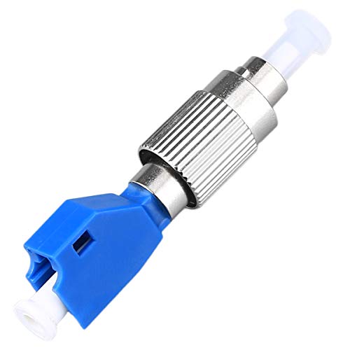 KELUSHI FTTH Optischer Glasfaser-Adapter-Koppler (2,5 mm auf 1,25 mm FC-Stecker auf LC-Buchse), blau, S von KELUSHI