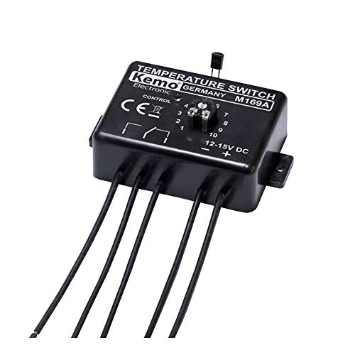 Kemo M169A einstellbarer elektronischer Temperaturschalter Thermostat 12 V/DC. Temperaturschaltbereich 0 - 100°C. Verbindung mit Steuerelektronik möglich Kemo M169A einstellbarer elektronischer Temperaturschalter Thermostat 12 V/DC. Temperaturschaltbereich 0 - 100°C. Verbindung mit Steuerelektronik möglich von KEMO