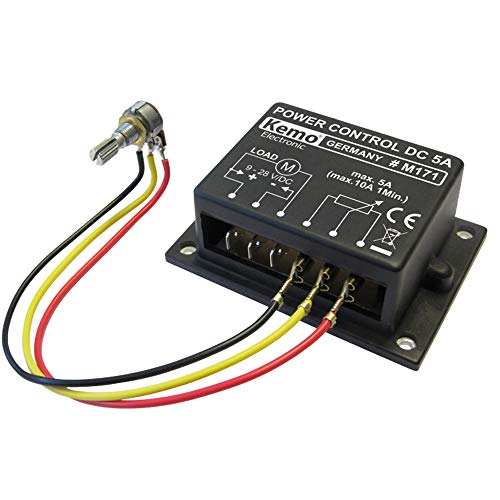 Kemo M171 PWM Leistungsregler 9 - 28 V/DC, max. 10A. Regeln von Gleichspannungslasten: Motoren, Glühlampen, Heizungen, LED's mit Vorwiderständen Kemo M171 PWM Leistungsregler 9 - 28 V/DC, max. 10A. Regeln von Gleichspannungslasten: Motoren, Glühlampen, Heizungen, LED's mit Vorwiderständen von KEMO