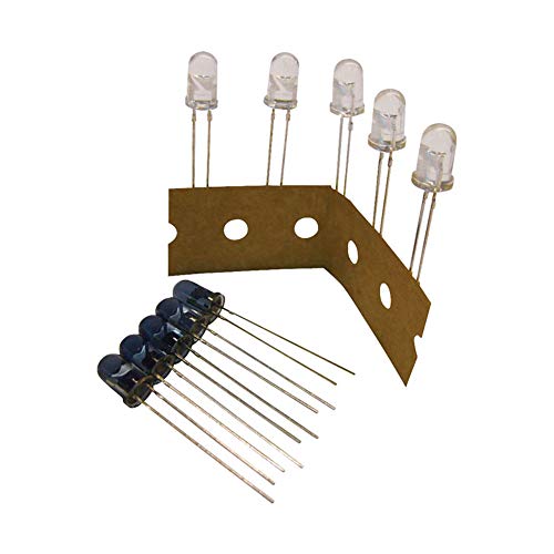 Kemo S081 Infrarot-LED Durchschnitt 5mm ca. 10 Stück. Verschiedene Größen und Ausführungen Kemo S081 Infrarot-LED Durchschnitt 5mm ca. 10 Stück. Verschiedene Größen und Ausführungen von KEMO