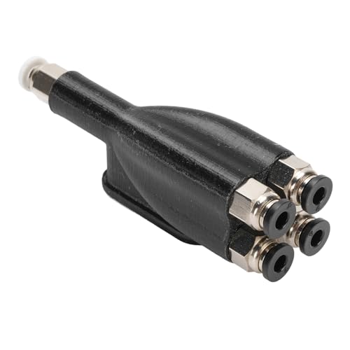 3D -Drucker -Filamentrohr -Expansionsanschluss, PTFE -Adapter 4 in 1 AMS Kompatibel mit X1 P1S P1P, ABS Edelstahleinlassadapter für 3D -Drucker von KENANLAN