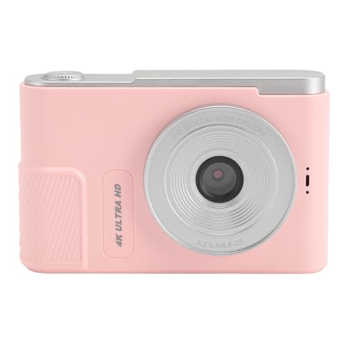 4K Digitalkamera, 48MP 16x Digital Zoom mit 2,4 -Zoll -Bildschirm für Kinderstudenten Vlog, Support Video Photo, Record Travel Graduation, Leichtes Kompakt (Rosenate) von KENANLAN