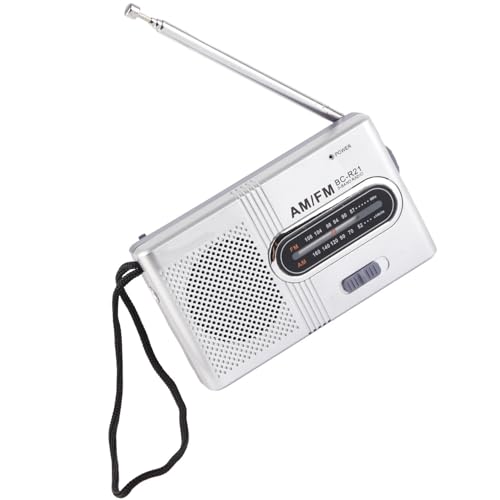 AM FM Tragbares Pocket Radio mit 5W Lautsprecher Dauerhaftes Transistor Radio für Zuhause, Outdoor, Reisen, Unterhaltung, Arbeit, Studium und Notfallgebrauch von KENANLAN