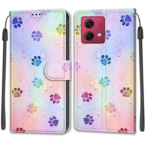 KENHONER Premium Leder Stoßfeste Flip Case Hülle für Motorola Moto G84 5G, Magnetischer Verschluss, Portemonnaie-Stil, Handy-Ständer, Schwarz KENHONER Premium Leder Stoßfeste Flip Case Hülle für Motorola Moto G84 5G, Magnetischer Verschluss, Portemonnaie-Stil, Handy-Ständer, Schwarz von KENHONER