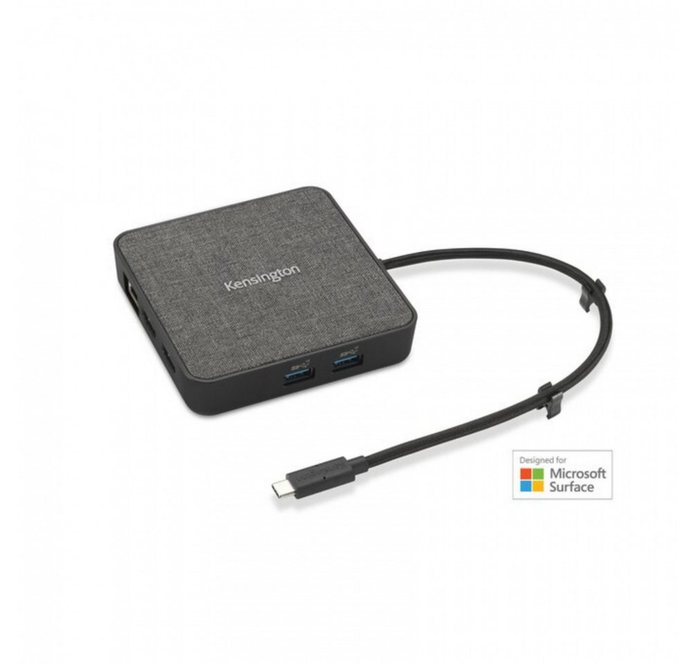 KENSINGTON Laptop-Dockingstation Kensington MD125U4 Dockingstation für Surface und HDMI., (USB-C Dockingstation für Surface), Dual 4K HDMI Unterstützung von KENSINGTON