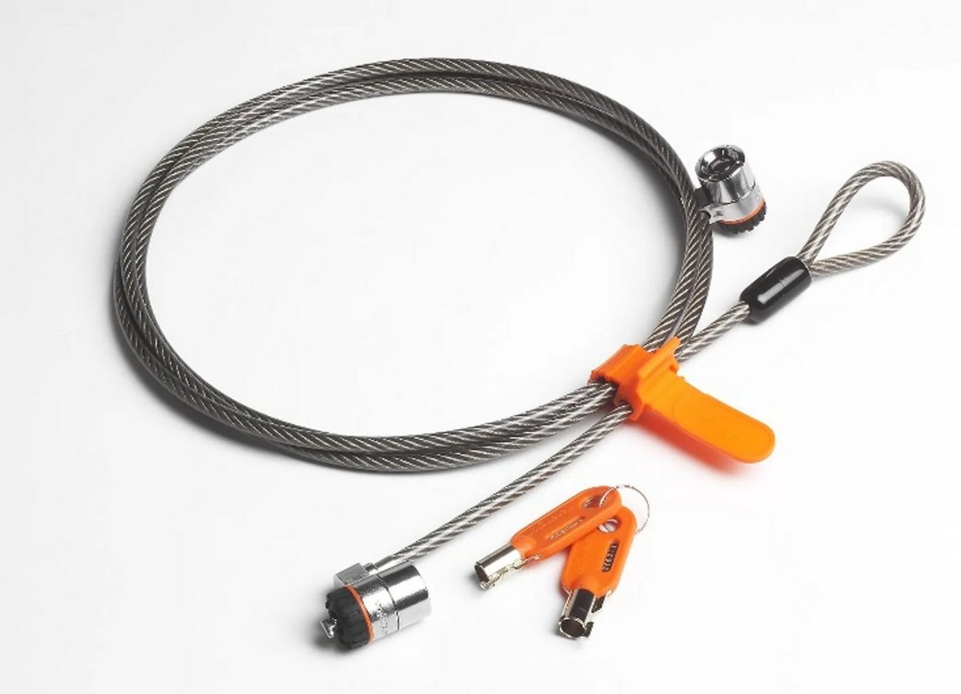 KENSINGTON Laptopschloss Kensington MicroSaver Twin-Laptopschloss - Like Keyed - 2,2 m Orange KENSINGTON Laptopschloss Kensington MicroSaver Twin-Laptopschloss - Like Keyed - 2,2 m Orange von KENSINGTON