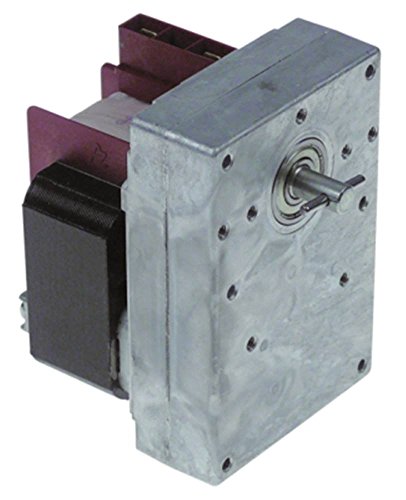 KENTA K9175001 Getriebemotor für Roller-Grill GRE40, GRE60, GRE80, GRG40, GRG60, GRG80 230V 30W 1U/min 50Hz Welle ø 8mm Höhe 86mm von KENTA