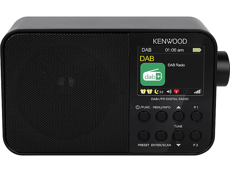 KENWOOD CR-M30DAB-B Tragbares Radio, DAB+ / UKW, DAB+, FM, Bluetooth, Schwarz KENWOOD CR-M30DAB-B Tragbares Radio, DAB+ / UKW, DAB+, FM, Bluetooth, Schwarz von KENWOOD