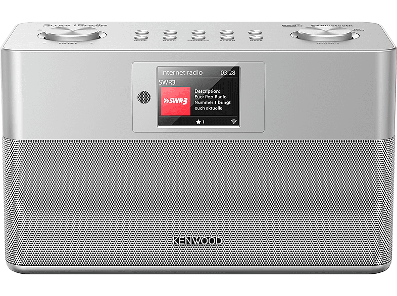 KENWOOD CR-ST100S-S Smartradio, Digitaltuner, DAB+, Internet Radio, FM, Bluetooth, Silber von KENWOOD