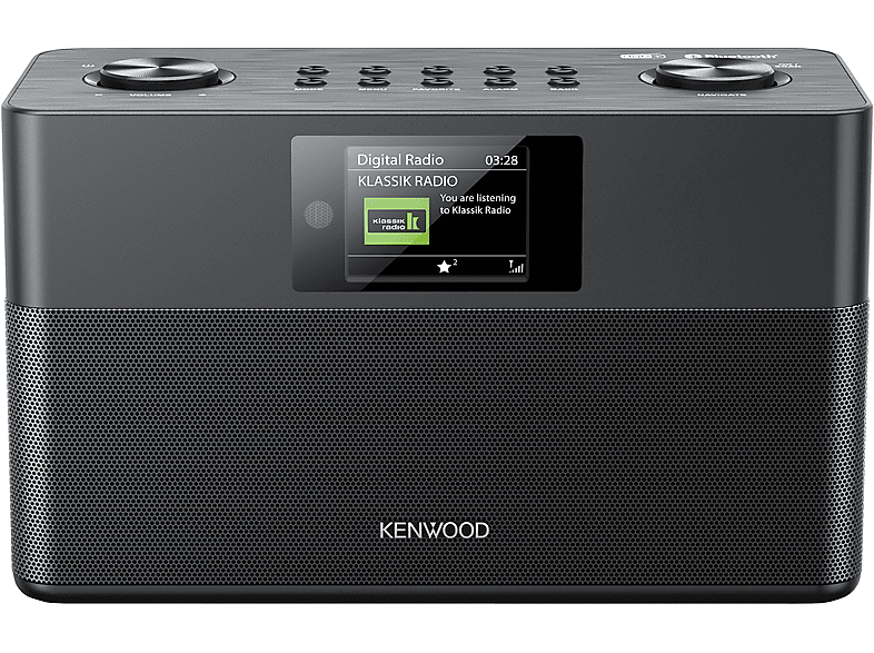 KENWOOD CR-ST80DAB-B Stereo Kompaktradio, DAB+ und UKW-RDS Empfänger, DAB+, FM, Bluetooth, Schwarz von KENWOOD