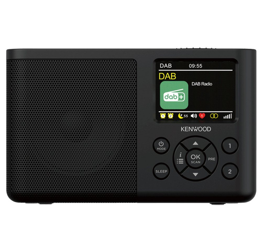 KENWOOD DAB+ Radio CR-M33DAB-B schwarz Digitalradio (DAB) von KENWOOD
