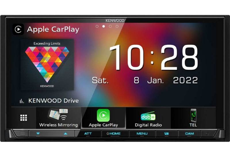 KENWOOD DMX8021DABS 2DIN DAB+ Bluetooth Android Apple CarPlay HDMI Autoradio von KENWOOD