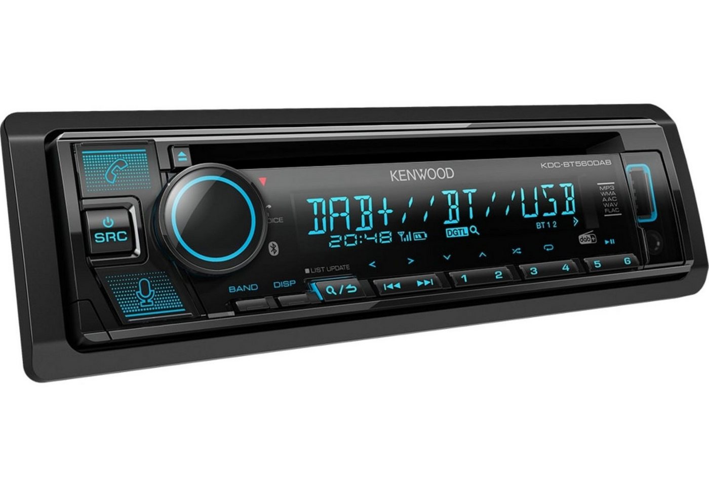 KENWOOD KDC-BT560DAB Bluetooth Dab+ CD/MP3/USB Autoradio KENWOOD KDC-BT560DAB Bluetooth Dab+ CD/MP3/USB Autoradio von KENWOOD