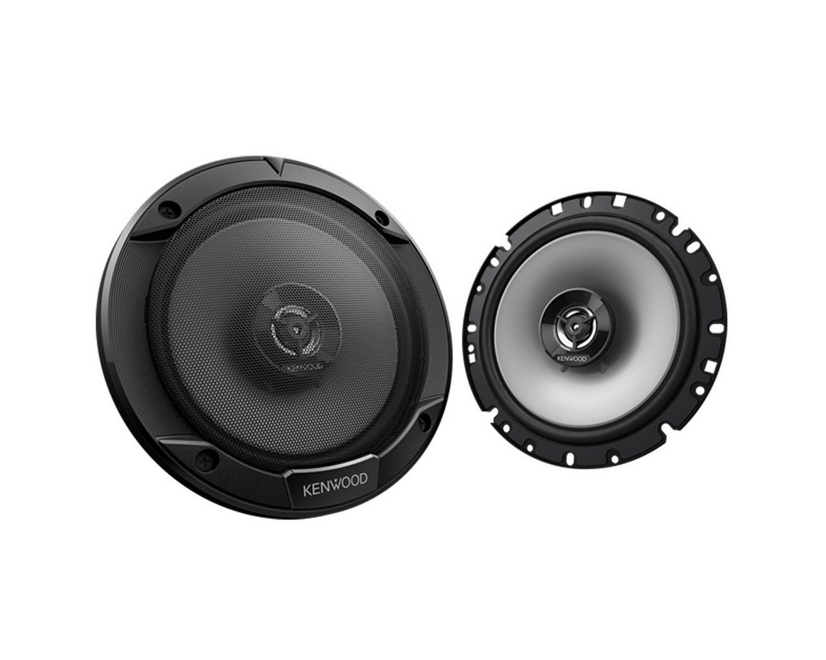 KENWOOD KFC-S1766 2-Wege Einbaulautsprecher 16,5cm Koax Auto-Lautsprecher (Woofer und 25mm Dome Hochtöner, 300 Watt Spitzenbelastbarkeit) von KENWOOD