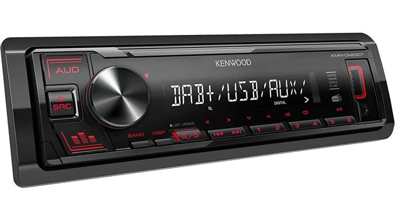 KENWOOD KMM-DAB307 DAB+ USB Autoradio Autoradio von KENWOOD
