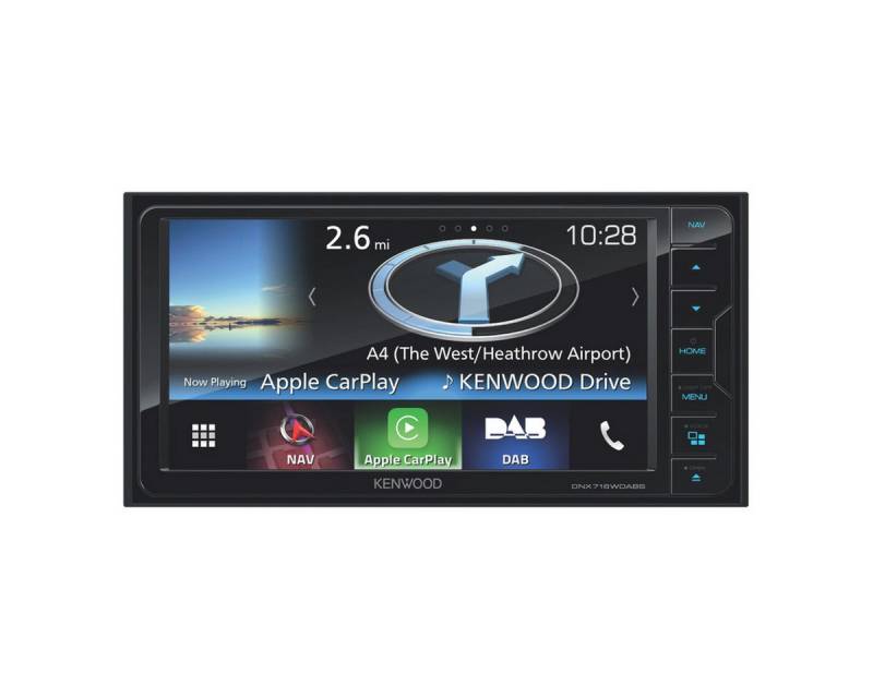 KENWOOD Kenwood DNX716WDABS 2-DIN Multimedia-Navigation mit 7 Display DAB+ Navigationsgerät (Europa 46 Länder, 3 Jahre Kartenupdates inklusive, Apple Car, Android Auto, Split Screen)" von KENWOOD