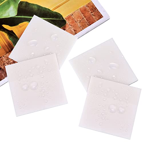 200 Blätter Transparente Haftnotizen, Transparent Sticky Notes Selbstklebende Haftnotizzettel, Haftmarker Transparent Haftnotizen Set Wasserdicht Notizblöcke Memo Pads Für Schule & Studenten(75x75 mm) von KEPKKU