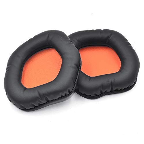 KERDEJAR 1 Paar Ohrpolster aus weichem Leder, ersetzt aus Memory-Schaum, Schwamm, für kabellose Kopfhörer Strix 7.1/2.0/Pro/DSP von KERDEJAR
