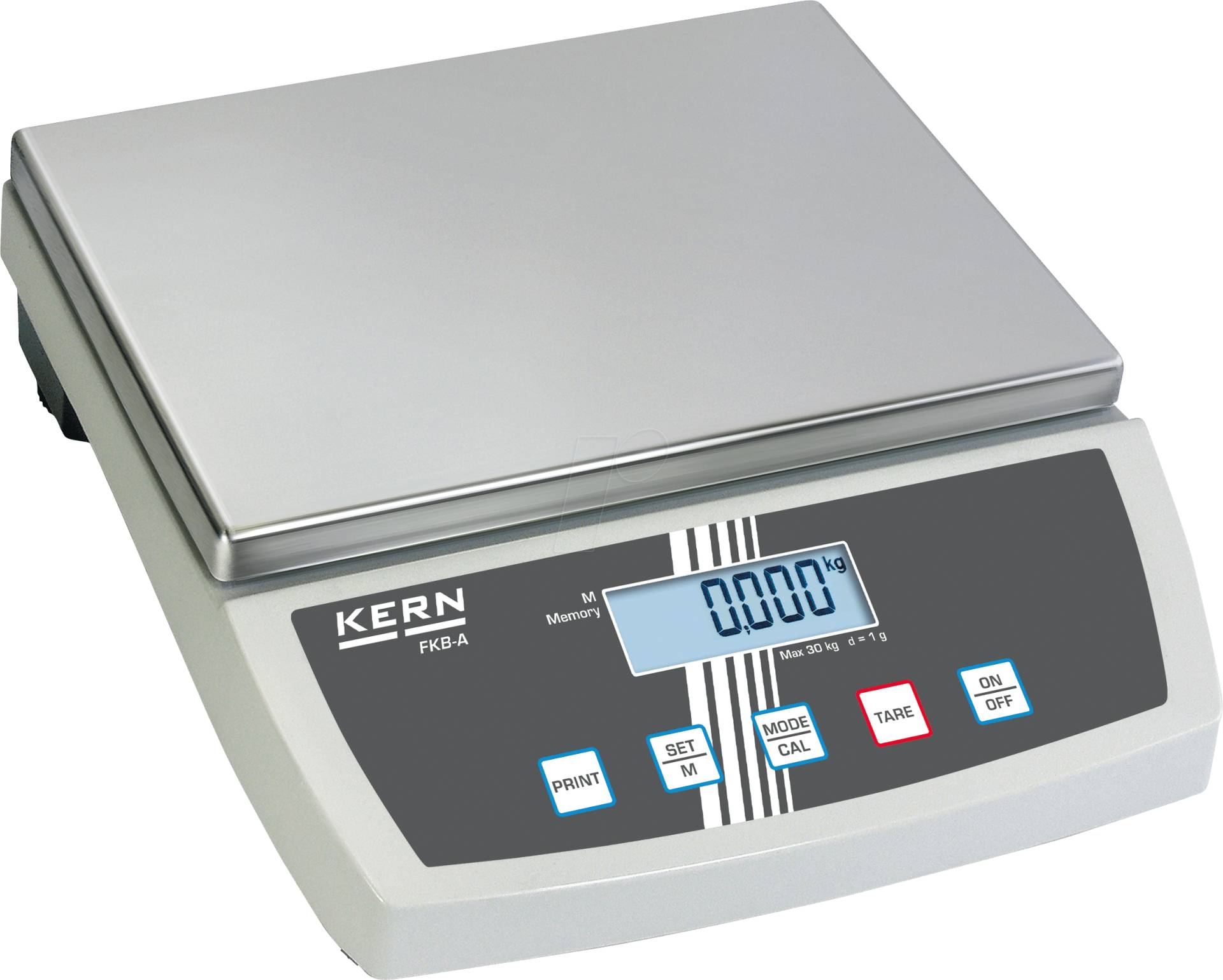 FOB 1.5K0.5 - Tischwaage, digital, bis 1,5 kg, 5 g von KERN-SOHN