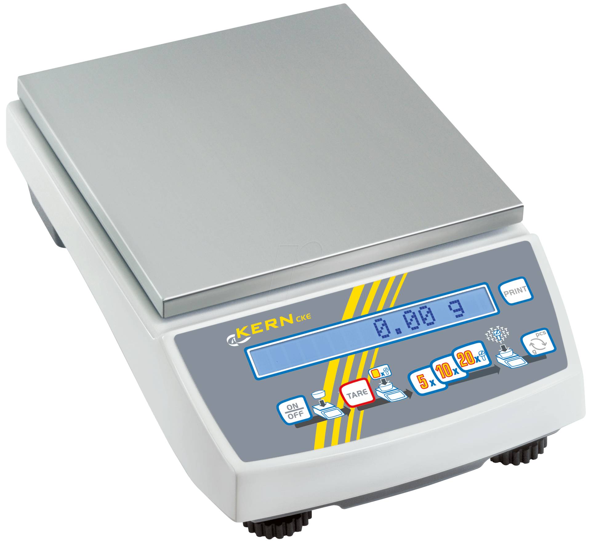 WA CKE 3600-2 - Zählwaage, digital, bis 3,6 kg von KERN-SOHN