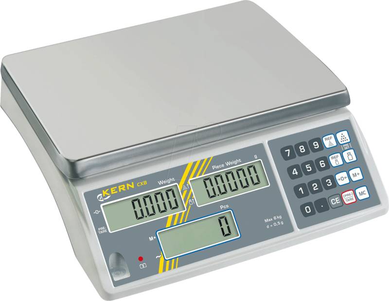 WA CXB 6K0.5 - Zählwaage, digital, bis 6,0 kg von KERN-SOHN