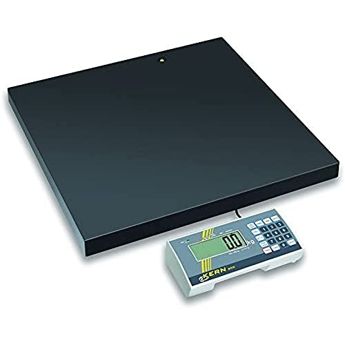 KERN Optics Adipositaswaage mit Eichzulassung, Schwarz, 300 kg Wägebereich, 100 g Ablesbarkeit von KERN